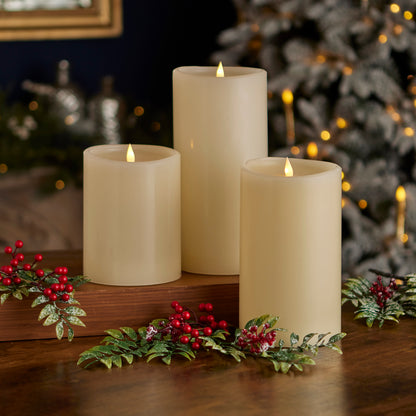 Classic Motion Flameless Candle 3pc Set