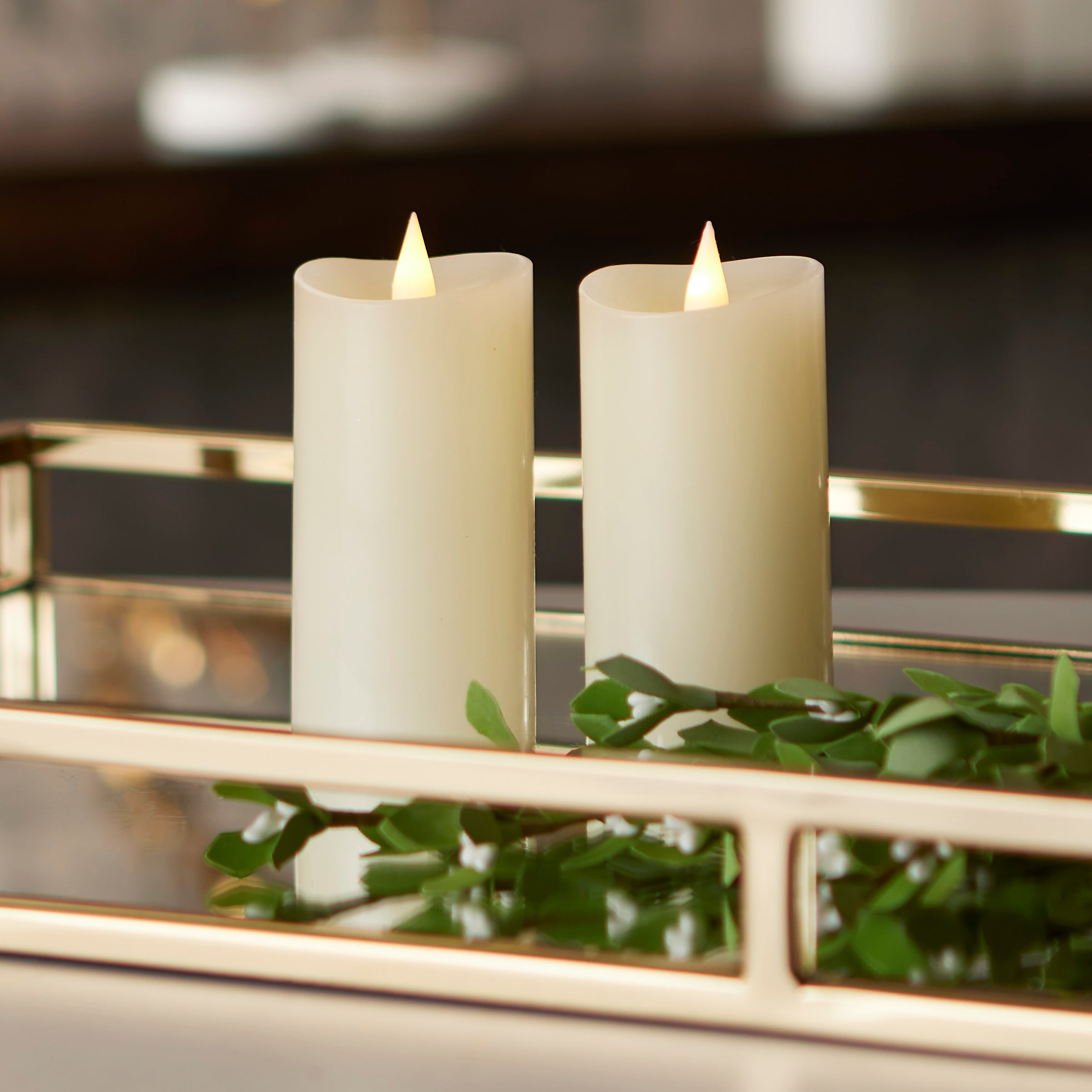 Classic Motion Flameless Candle 2pc Set