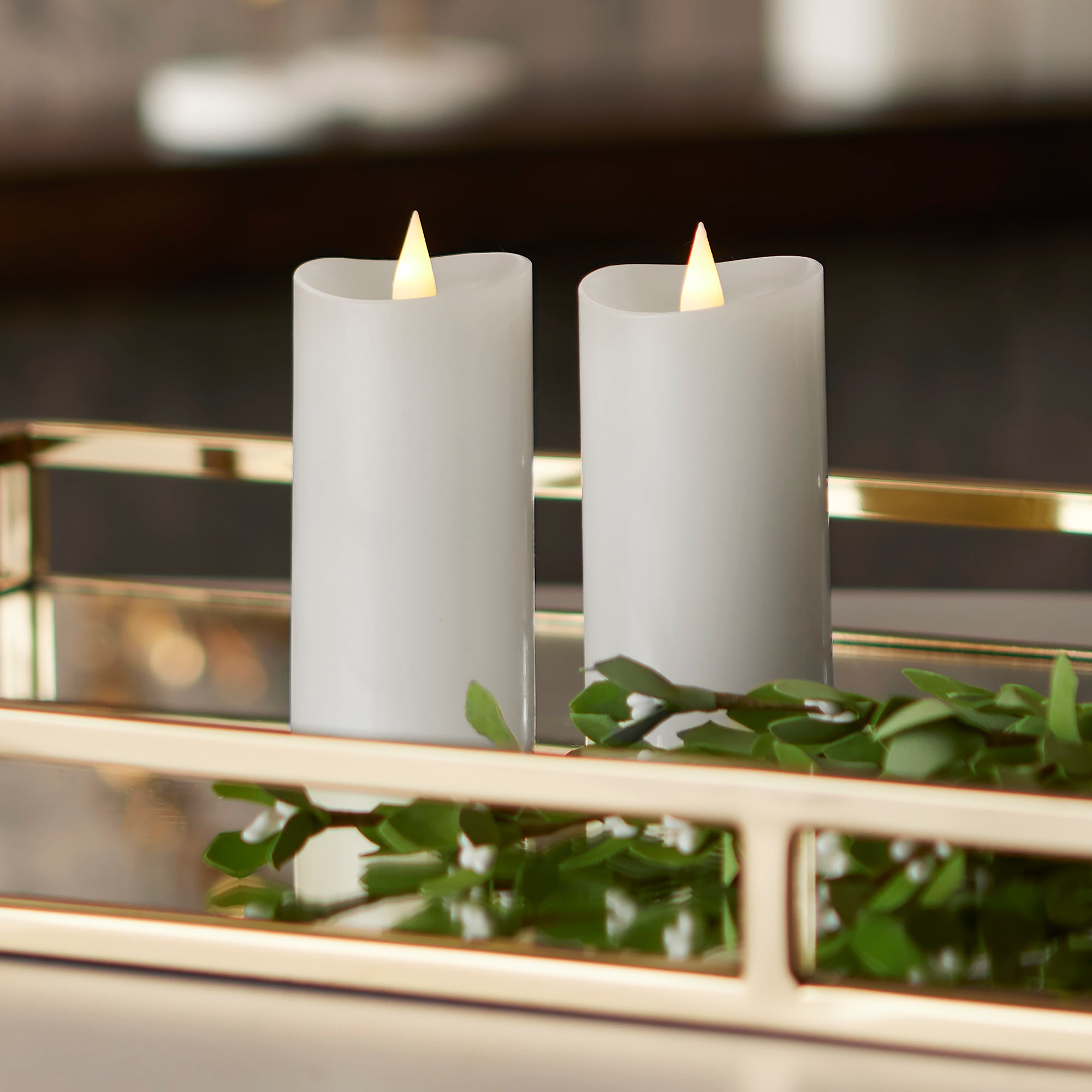 Classic Motion Flameless Candle 2pc Set