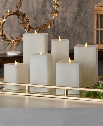 Classic Motion Flameless Square Candle