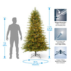 Dandan Pine Prelit Tree