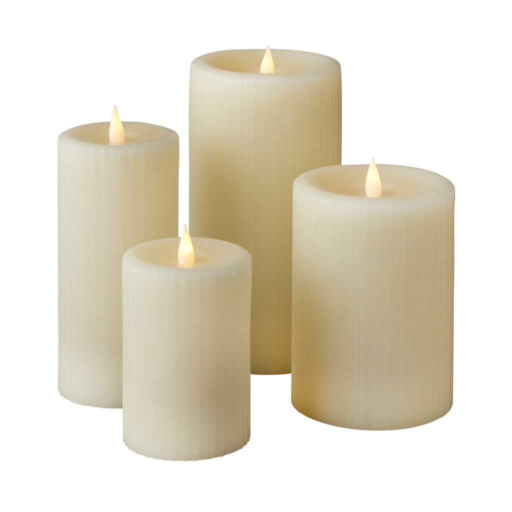 Fine Ribbed Motion Flameless Candle
