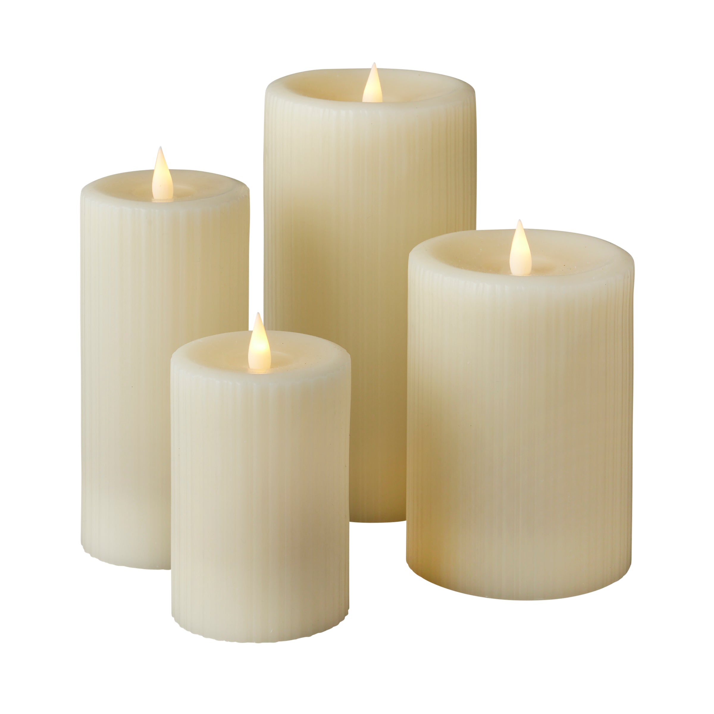 Fine Ribbed Motion Flameless Candle