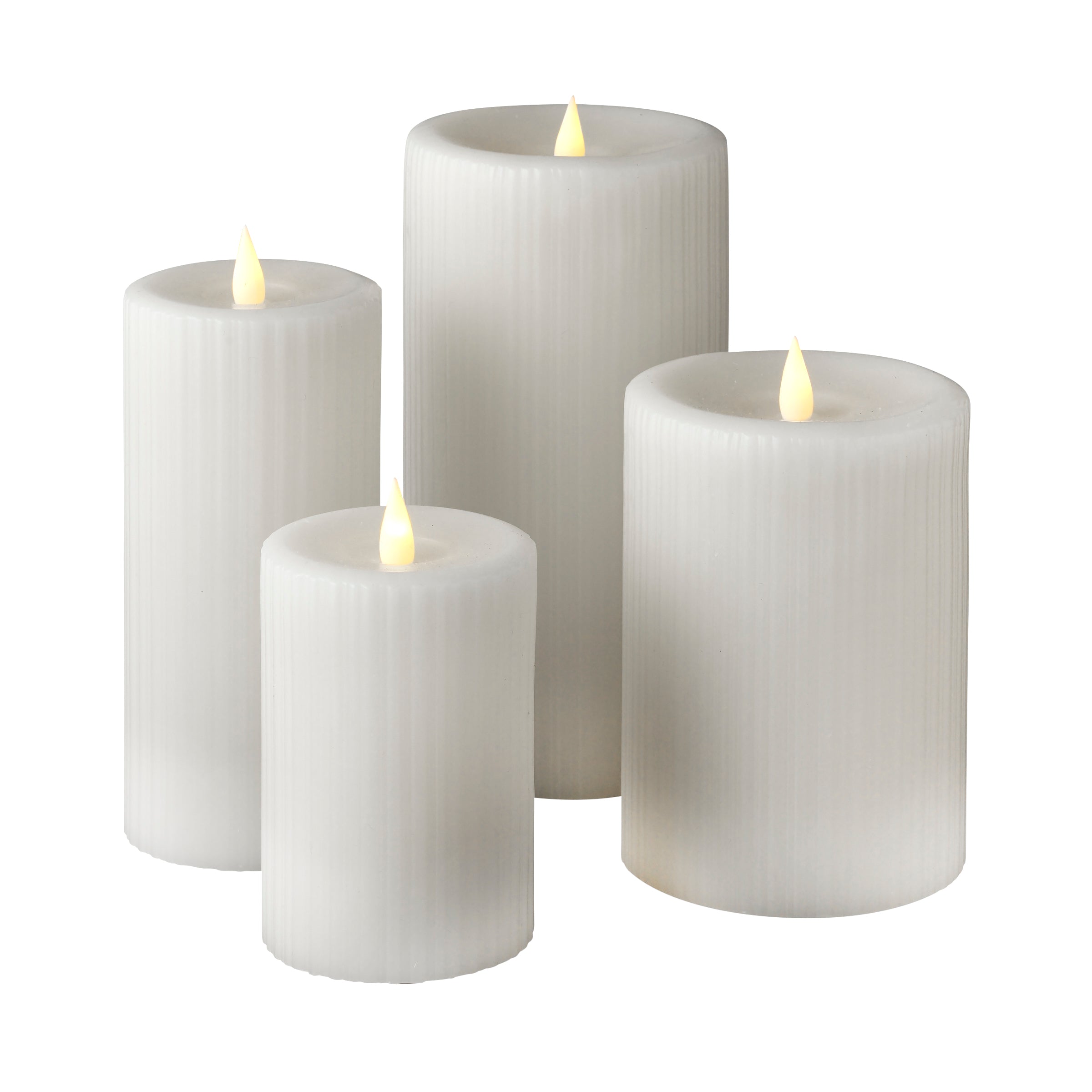 Fine Ribbed Motion Flameless Candle