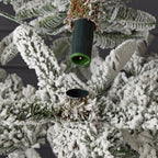 Jackson Flocked Artificial Pre-Lit Pine Tree