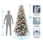 Pine and Pampas Tree (Pre Lit)