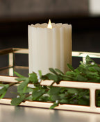 Sutton Fluted Motion Flameless Candle