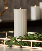 Sutton Fluted Motion Flameless Candle