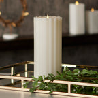 Sutton Fluted Motion Flameless Candle