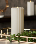 Sutton Fluted Motion Flameless Candle