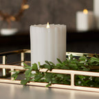 Sutton Fluted Motion Flameless Candle