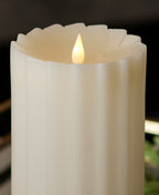 Sutton Fluted Motion Flameless Candle