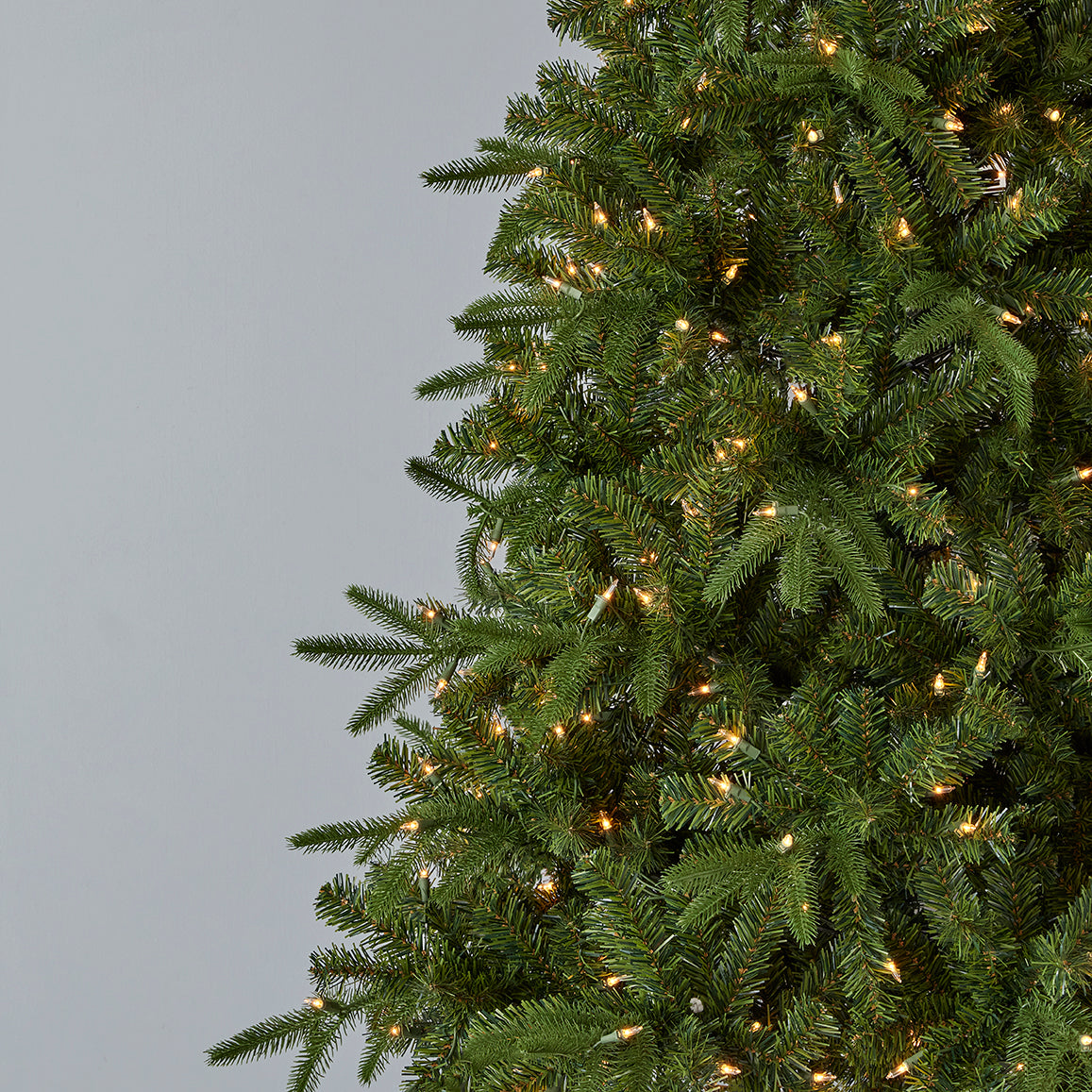 Valley Pine Pre-lit Tree with Warm White LED Lights