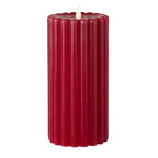 Wide Ribbed Motion Flameless Candle