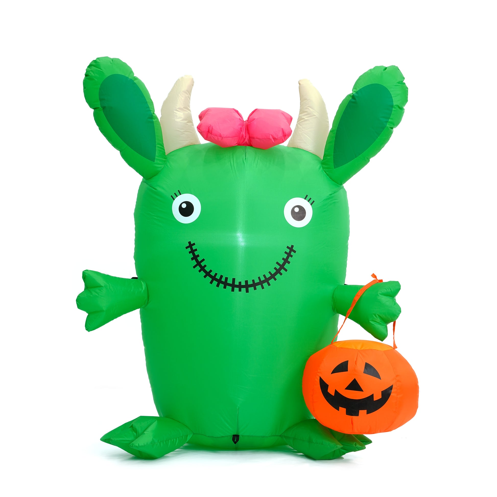 Inflatable Green Monster Mascot Costume Christmas Monster Long