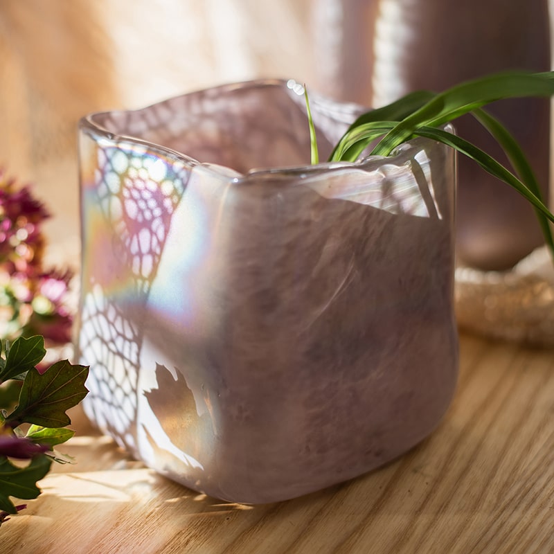 Pink Morandi Glass Vase