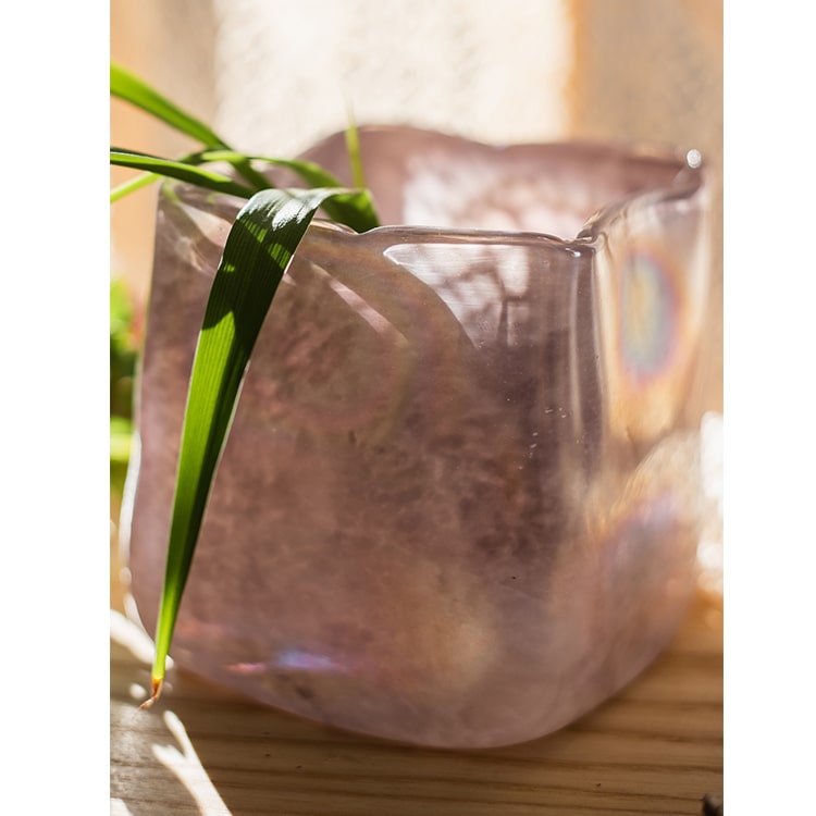 Pink Morandi Glass Vase