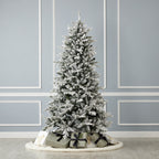Bluffton Flocked Pine Tree