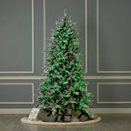Bluffton Flocked Pine Tree