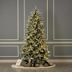 Bluffton Flocked Pine Tree