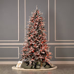Bluffton Flocked Pine Tree