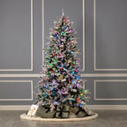 Bluffton Flocked Pine Tree