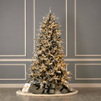 Bluffton Flocked Pine Tree