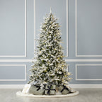 Bluffton Flocked Pine Tree