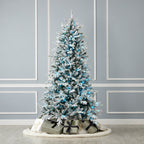 Bluffton Flocked Pine Tree