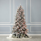 Bluffton Flocked Pine Tree