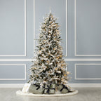 Bluffton Flocked Pine Tree