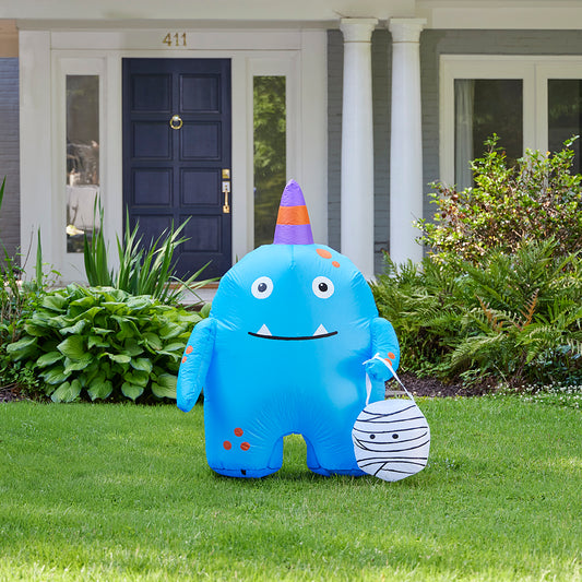 Friendly Monster Inflatable 4 FT Yobuh