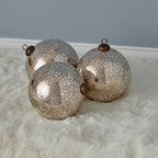 Mercury Glass Ornament Set of 3