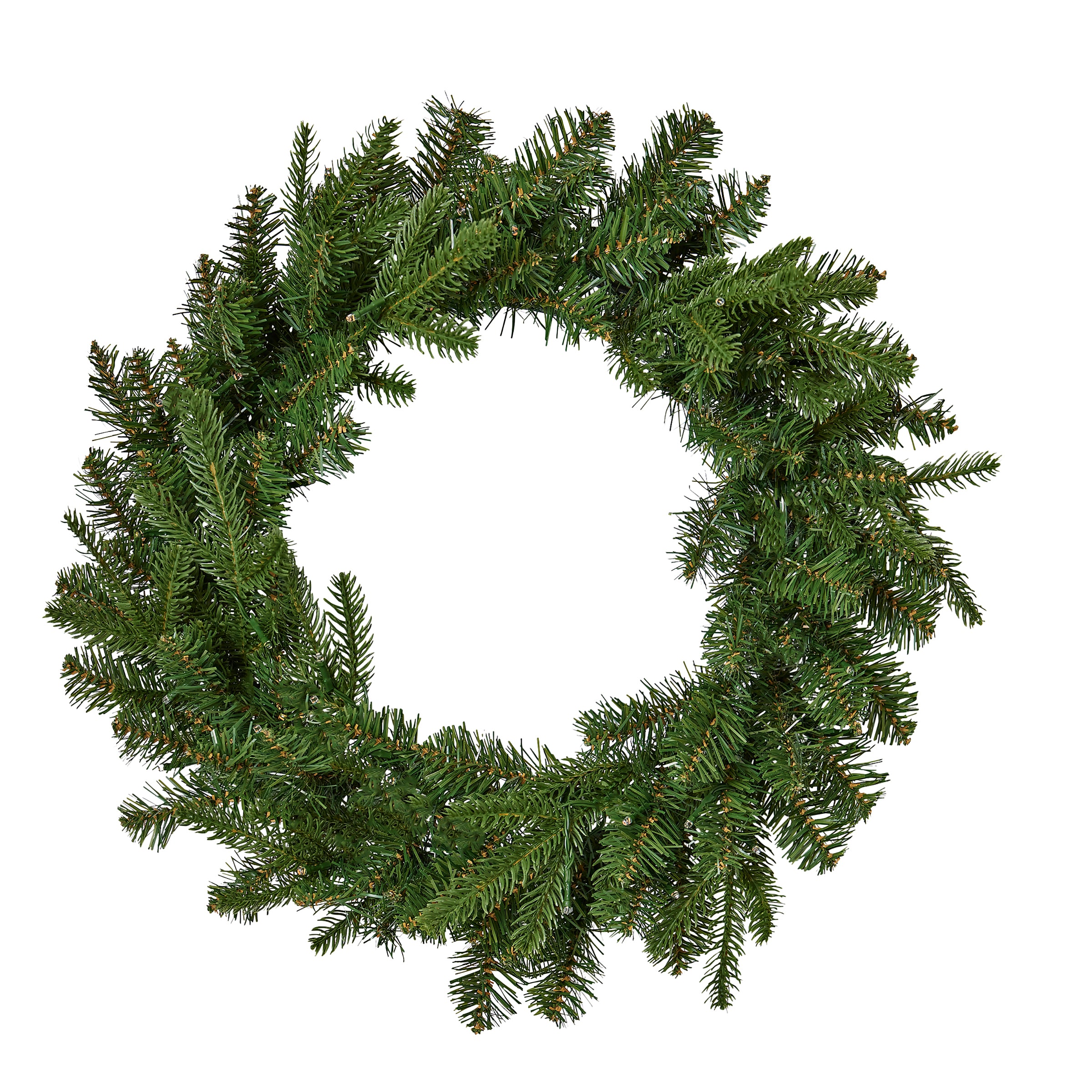 Dakota Pine 24in Wreath, 50 Dual LED Lights w/ 9 functions (Battery-Operated)
