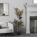 Artificial Potted Magnolia Tree 47in