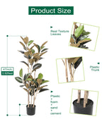Artificial Potted Magnolia Tree 47in