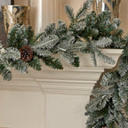 Lexington Fir 9ft Pre-Lit Artificial Christmas Garland (Plug in)