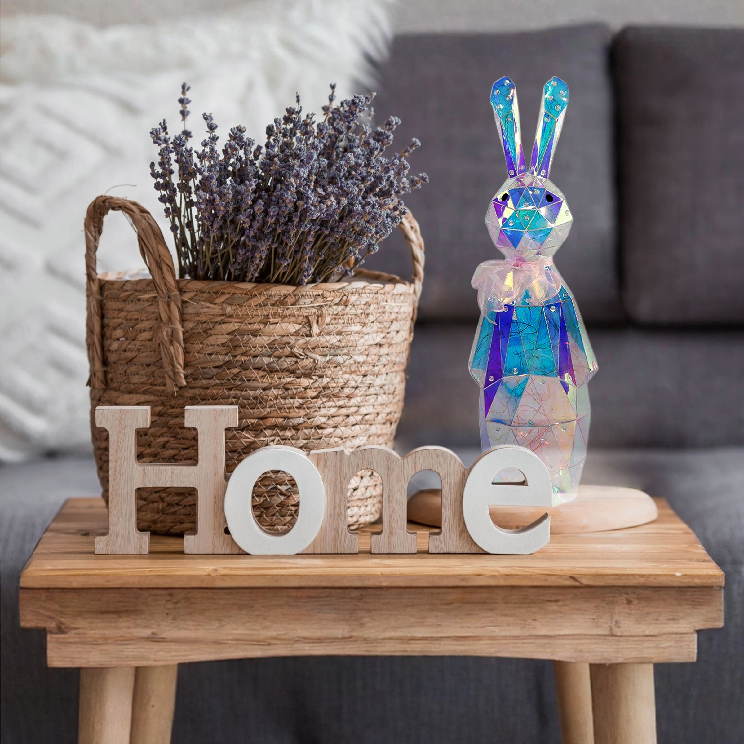 Prismatic Iridescent Bunny - Alex 20in