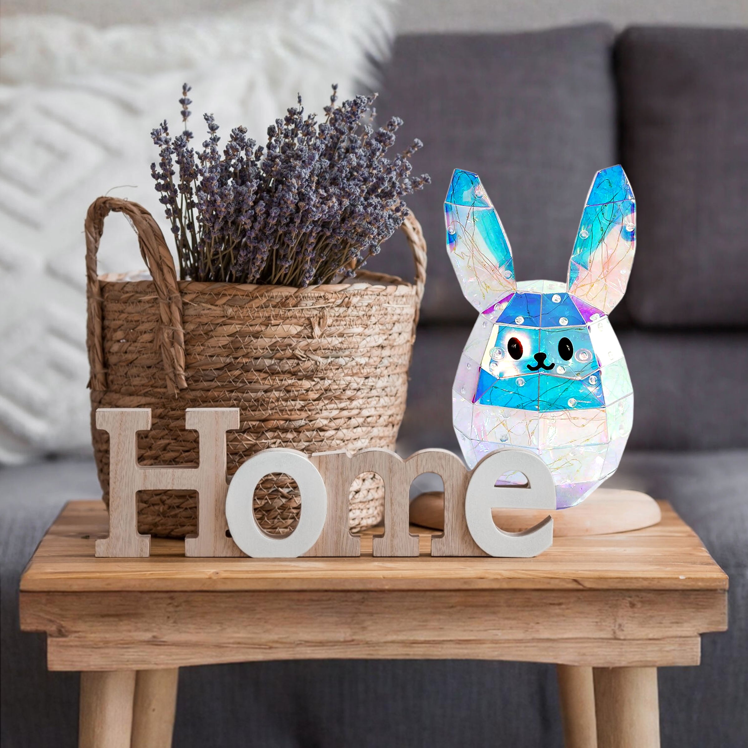 Prismatic Iridescent Bunny - Sunny 11in