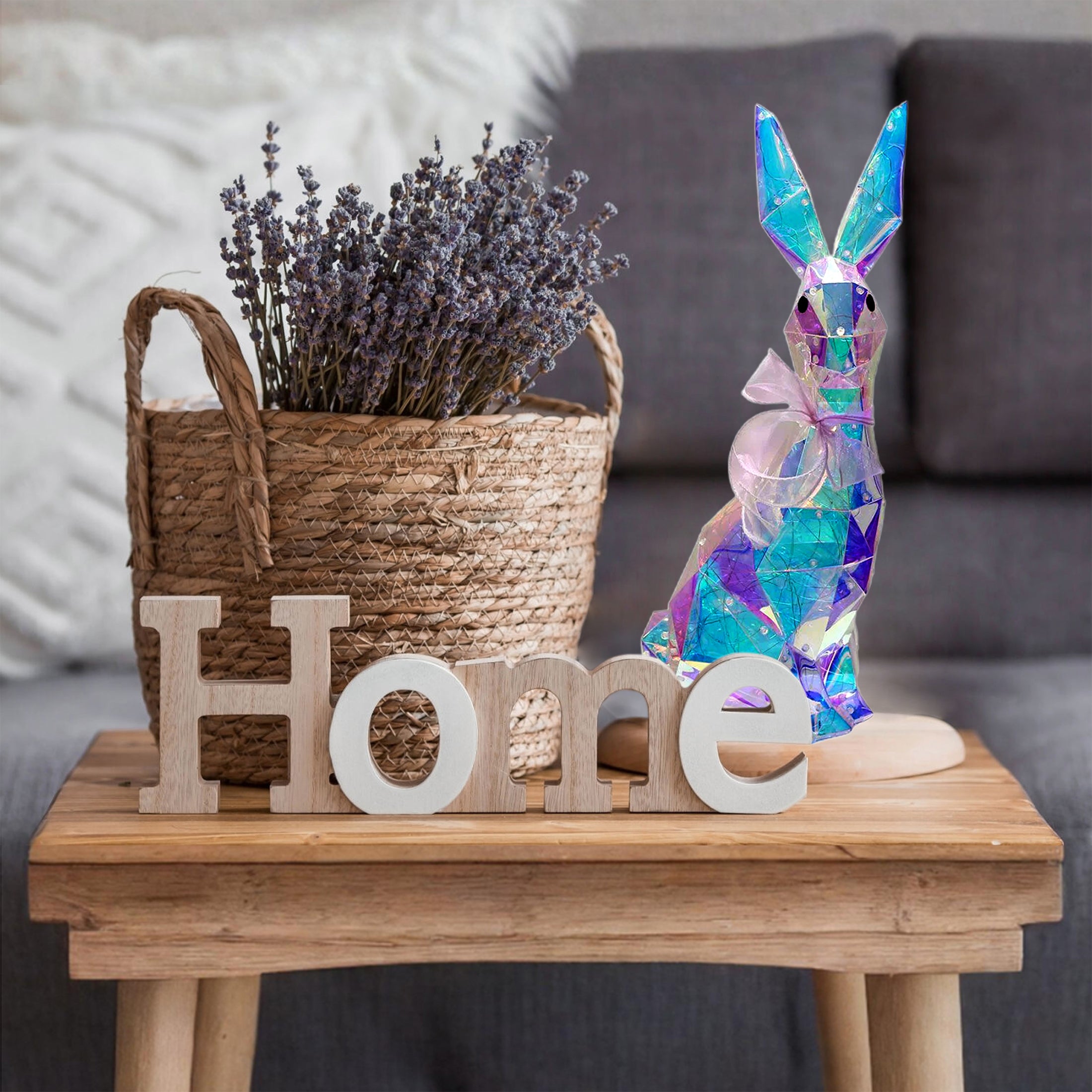 Prismatic Iridescent Bunny - Benjamin 20in
