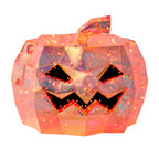 Prismatic Iridescent Pumpkin 16", LED lights
