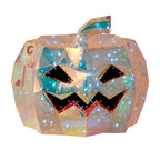 Prismatic Iridescent Pumpkin 16", LED lights