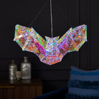 Prismatic Iridescent Phantom Bat 20", LED lights