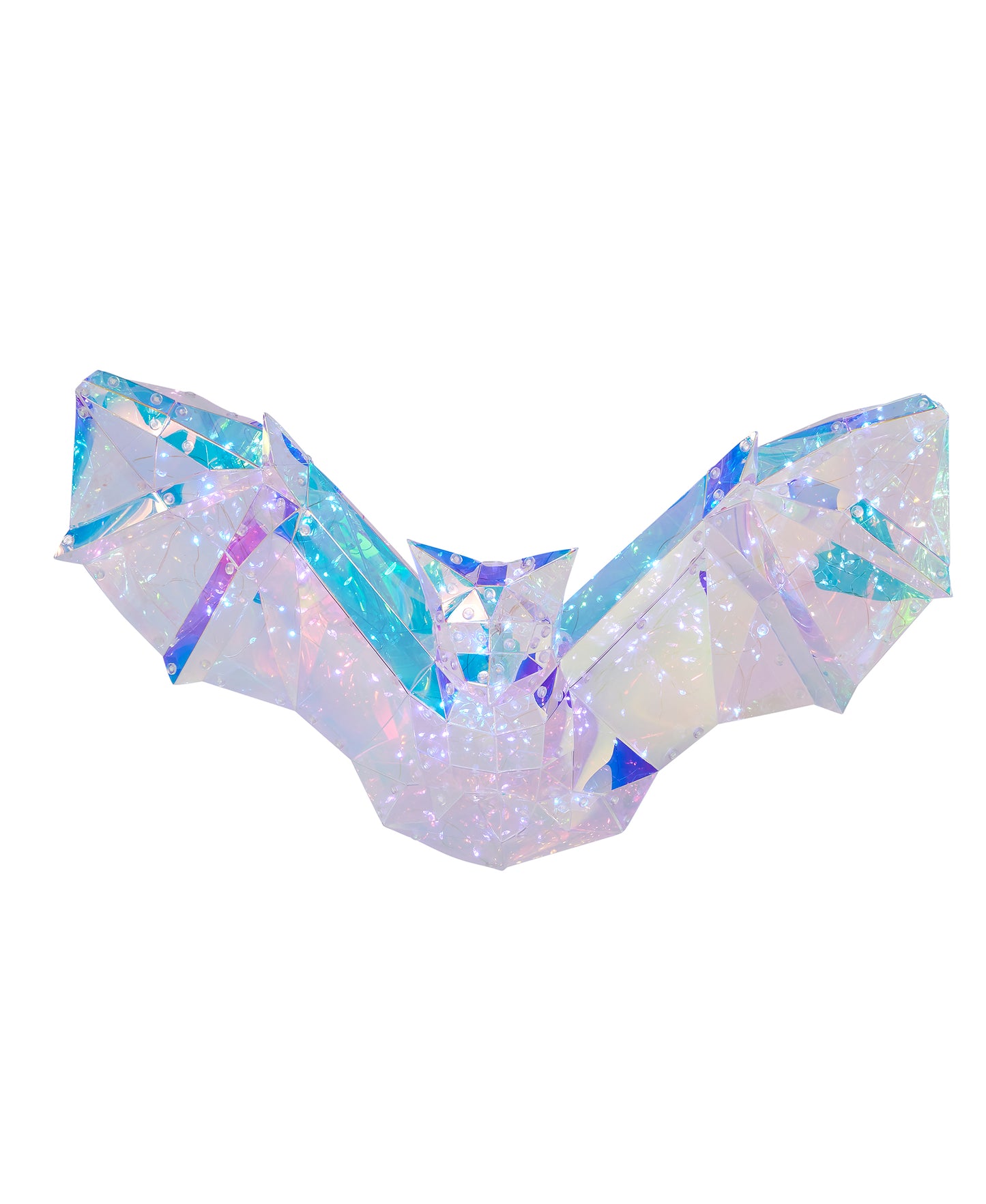 Prismatic Iridescent Phantom Bat 20", LED lights