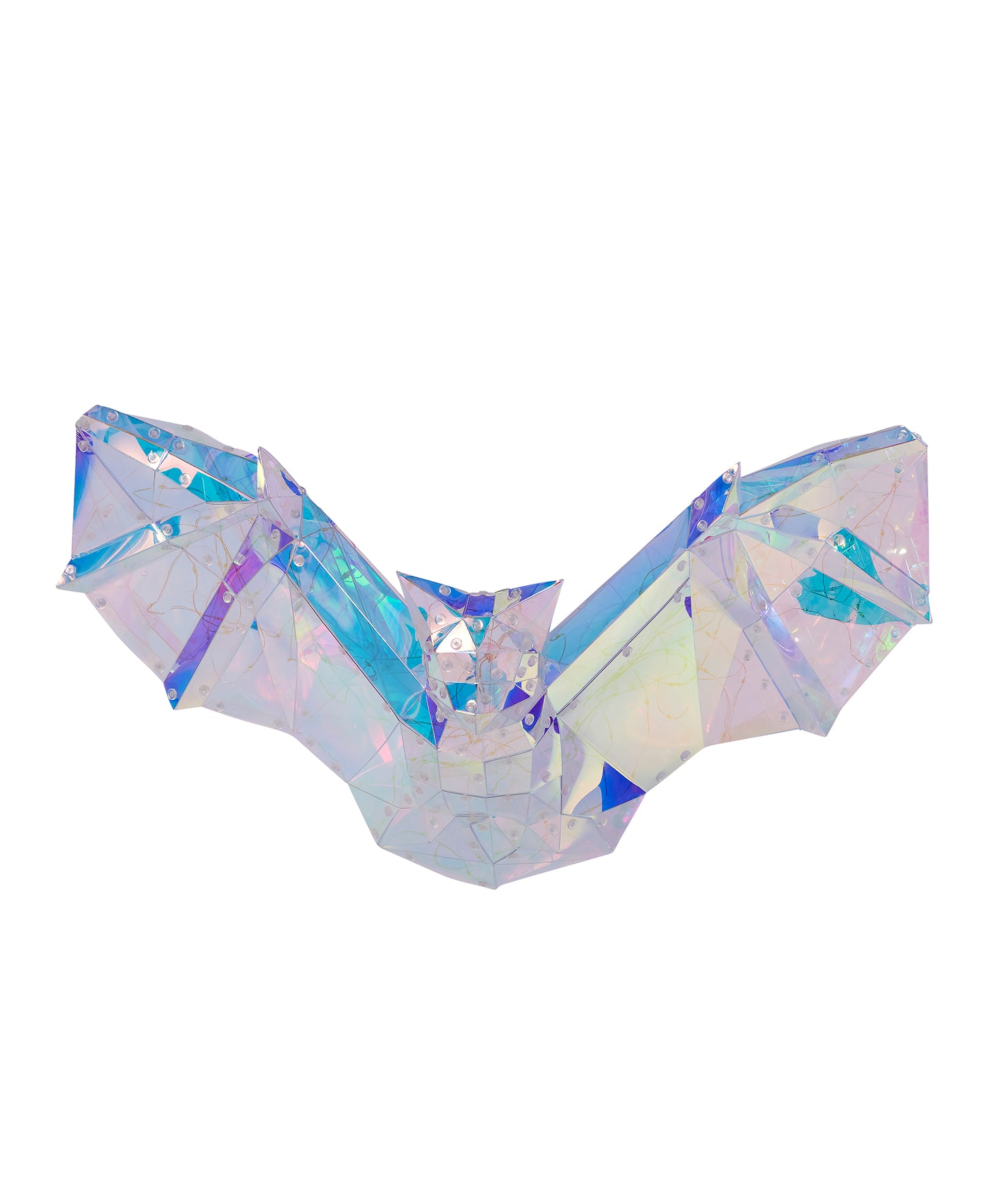 Prismatic Iridescent Phantom Bat 20", LED lights