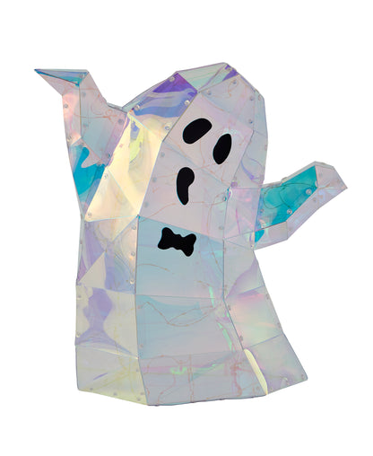 Prismatic Iridescent Spooky Ghost II 16", LED lights