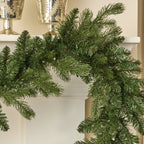 Palmetto Pine 6ft Garland Pre-lit with 50 Dual LED lights and 9 Functions (Battery-Operated)