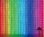 Vivvi App-Based Customizable, Color-Changing Indoor/Outdoor Curtain Lights, 6ft x 6ft