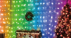 Vivvi App-Based Customizable, Color-Changing Indoor/Outdoor Curtain Lights, 6ft x 6ft