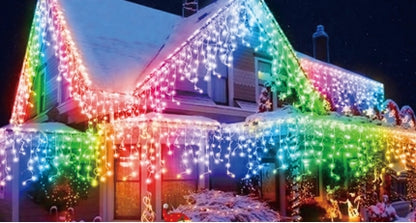 Vivvi App-Based Customizable, Color-changing Icicle Lights - 16 ft. long